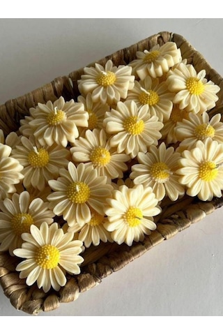 Bernami Vazo Pinterest 3'lü Hediyelik Suda Yüzen Kokulu Mum 3 Adet Diğer