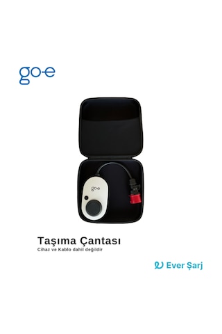 Go-E Charger Şarj Cihazı Ve Kablosu İçin Taşıma Çantası Siyah