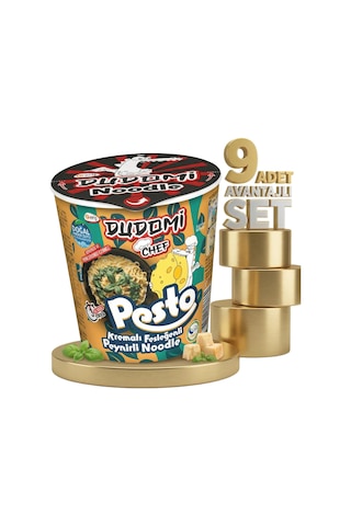 Dudomi Bardak Kremalı Pesto Soslu 9x80 Gr