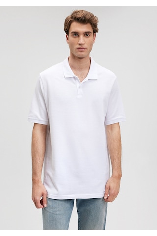 Mavi Antrasit Polo Tişört Regular Fit / Normal Kesim 0611859-80023 Beyaz-620