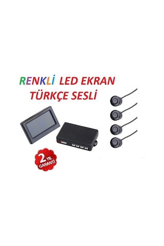Autoware Lcd Ekranlı Sesli Ve Bipli Park Sensörü