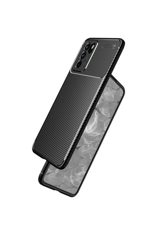 Oppo Reno 6 4g Kılıf Zore Negro Silikon Kapak Lacivert