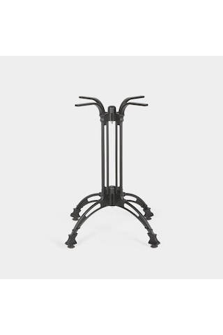 Kral Ma 100 Tekli Masa Ayak Astor Alüminyum Yüksek Basınçlı Döküm G 64 X D 46 X Y 71 Cm Siyah Siyah