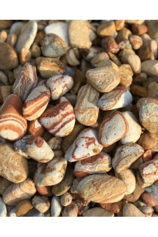 Sarı Çizgili Dolomit 4 Kg 2-4 Cm Sarı Dolomit Taş