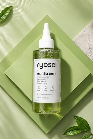 Ryosei Matcha Yüz Toniği 200 Ml Matcha & Pirinç Özlü Niacinamide + Salisilik Asit Japon Formüllü