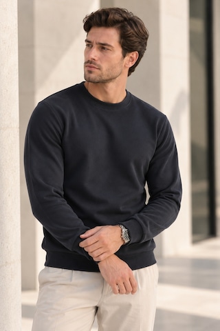 Polo State Erkek 2 Li Set Bisiklet Yaka Basic Sweatshirt Kırmızı & Lacivert