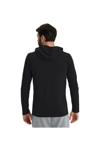 Arena Team Hooded Panel Erkek Siyah Günlük Stil T-shirt 004903555