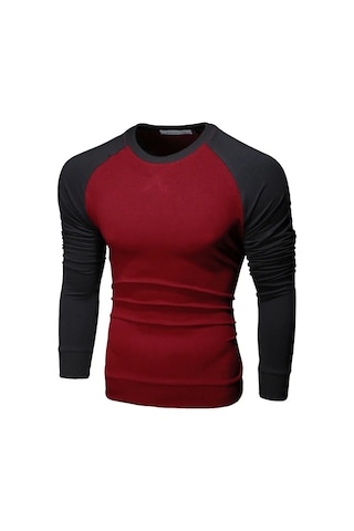 Envy Lab Uzun, Raglan Kollu Sweatshirt 10597460 Bordo