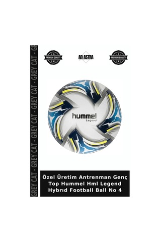 Özel Üretim Antrenman Genç Top Hummel Hml Legend Hybrıd Football Ball No 4 Çok Renkli