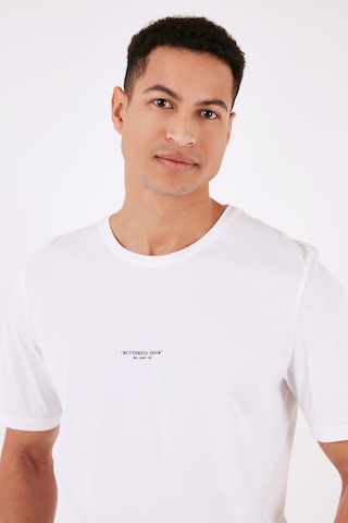 Buratti % 100 Pamuk Bisiklet Yaka Regular Fit Erkek T Shirt 5902757 Beyaz