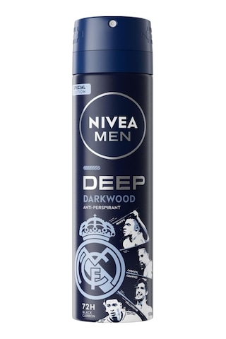 Nıvea Men Erkek Sprey Deodorant Deep Darkwood 150ml, 72 Saat Anti-perspirant Ter Ve Ter Kokusuna Karşı Koruma, Maskül