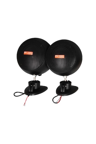 Magicvoice Mv-13 7.5 Cm 20 Watt Komütatörlü Hat Trafolu Siyah Sütun Sarkık Hoparlör 2 Li Takım