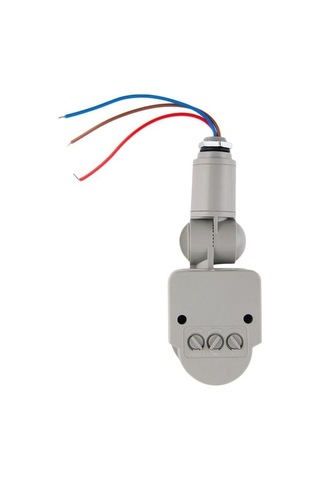 Dış Mekan Ir Sensör Işığı Otomatik Kızılötesi Hareket Sensörü Anahtarı Gri