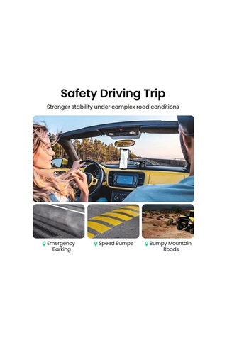 Tysm Joyjadehub Ugreen Araba Telefonu Tutucu Standı, Yerçekimi, 4.7-7 İnç Uyumlu, Güvenli Sürücü Yardımcısı 1pc