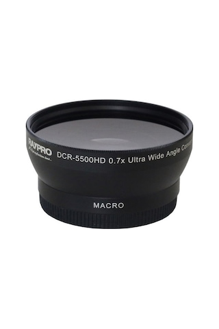 Raypro DCR-5500HD 55 MM 0.70x Ultra Geniş Açı + Makro Lens