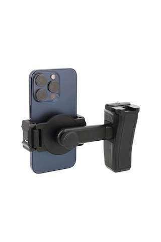 Ayex Manyetik Vlogging El Gribi Bluetooth Uzaktan Kumandalı, Tripod Ve Cold Shoe Uyumlu Siyah