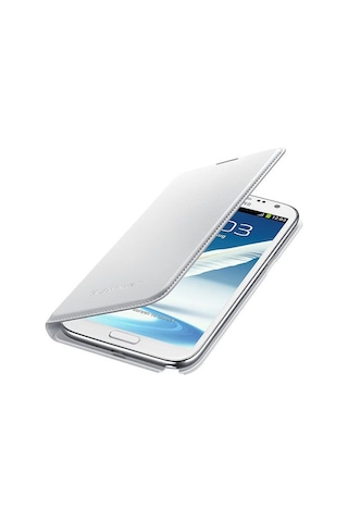 Galaxy Uyumlu Note 2 İle Uyumlu Kılıf Flip Wallet Beyaz Ef-nn710bwegww Beyaz
