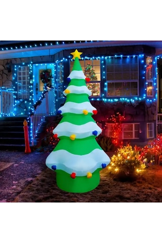 Şişme Çam Ağacı Dekor Süs Standart