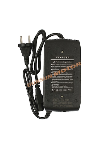 60V 20Ah 24Ah Elektrikli Bisiklet Şarj Cihazı Charger Fanlı