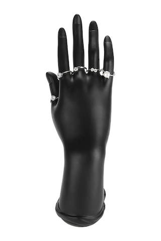 Springsun Siyah Reçine El Maneken, Pürüzlü Lotus Desenli, Takı Sergilama Ve Organize Etme İçin, Ev Ve Mağaza Kullanıma Uygun, 3d Etkili Çok Renkli