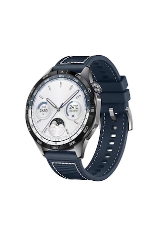 Galaxy Watch 46mm Uyumlu Clo- Krd-102 22mm Silikon Kordon-mavi