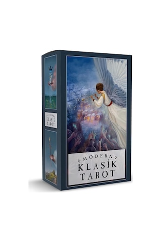 Modern Klasik Tarot Kartları Ve Türkçe Rehber Kitapçığı - 78 Kartlı Özel Tasarım Tarot Seti