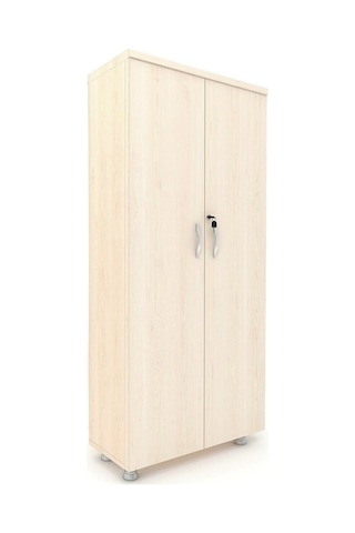 Modüler Dünyası Tam Kapak Kitaplık Dosya Dolabı Akça - 80X38X188 Akçaağaç
