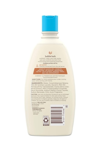 Aveeno Baby Sensitive Skin Banyo Köpüğü 568ML