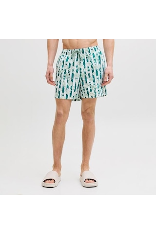 Jack&jones Jack Jones Şort Mayo Maui Vibes Novelty Aop Yeşil