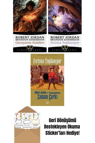 Geceyarısı Kuleleri Zaman Çarkı 13 + Fırtına Toplanıyor Zaman Çarkı 12 + Zaman Çarkı Serisi 12: Fırtına Toplanıyor Ciltli