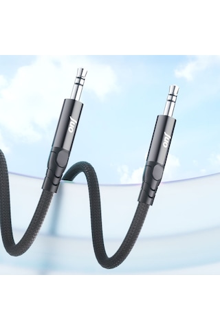 Juo Stereo 3.5mm Trs Jack Örgülü Aux Ses Kablosu 2 Metre