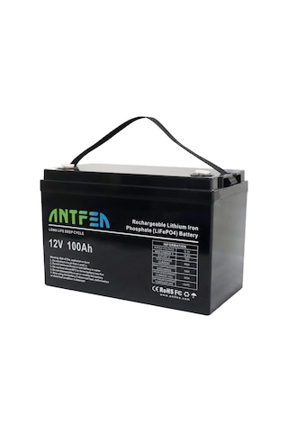 Antfea 12v100ah ABS Lityum Akü LiFePo4