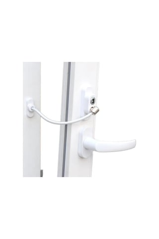 Çelik Halatlı Kilit Pvc Pencere Emniyet Çocuk Kilidi 100 Adet