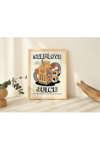 Öz Sevgi Suyu Duvarı, Sevimli Söz, Trend Retro Duvar Dekoru