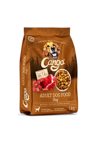 Cango Biftekli Konserve Yetişkin Köpek Maması 3 x 1 KG