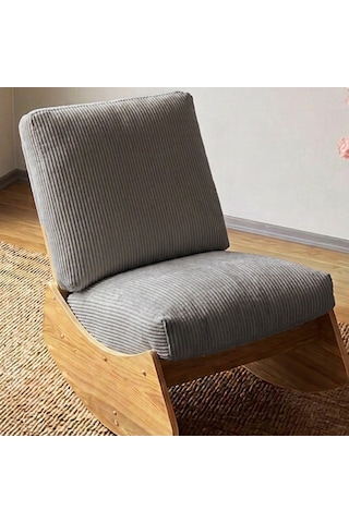 Comfort Sallanır Koltuk Tv Koltuğu Sallanan Berjer Sandalye Gri