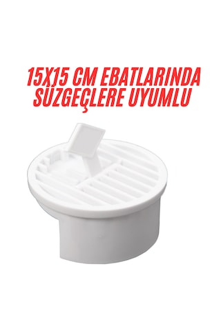 15x15 Süzgeçler İçin Gider Kapağı, Yer Süzgeci, Izgarası Gider