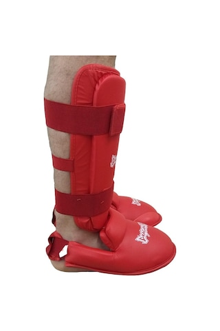 Dragondo 40700-p Karate Kaval Ayak Koruyucu Kırmızı