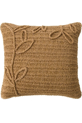 Mudo Home Vanessa Floral Kırlent Naturel 45x45 Bej