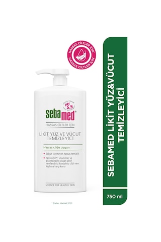 Sebamed Hassas Ciltler İçin Yüz & Vücut Temizleyici 750 Ml