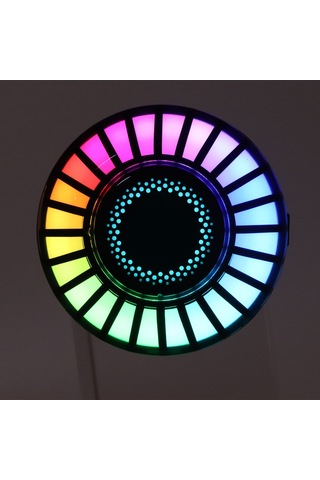 Springsun Rgb Müzik Ritmi Lambası, Akıllı Mikrofonlu Ses Kontrol, 32 Bit Led Işık Gösterimi, Manyetik Araç/ofis Dekorasyonu, 2 Adet Paket F5 Modeli Diğer