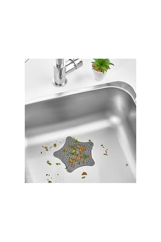 Vantuzlu Silikon Kaymaz Yıldız Lavabo Ve Küvet Süzgeci Yıldız Süzgeç Sea114krşk 000 Açık Krem