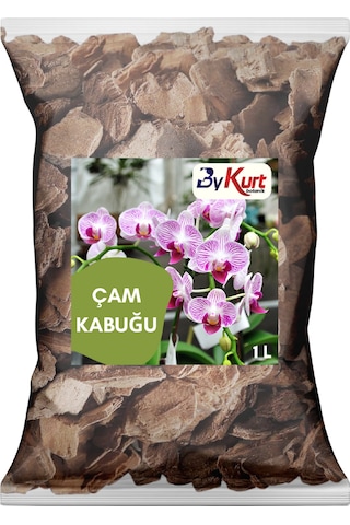 Bykurt İthal Orkide Toprağı 1l Hollanda Çam Kabuğu Özel Tür Orkideler İçin İdeal Karışım 1 Litre