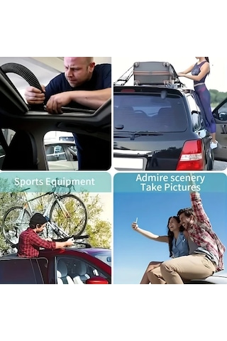 Trendooze Kapı Pedali Arama Yardımcı Basamak Sıyah 1 Adet Alüminyum Alaşım Çatı Rv Arazi Aracı Askı Kancası