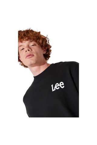 Erkek Bısıklet Yaka Sweatshırt Lee.l232518001 Sİyah