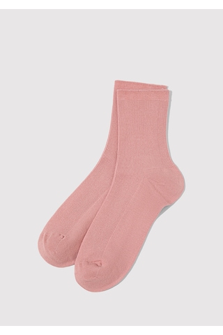 Mavi - Pembe Soket Çorap 1913544-17865 Pembe