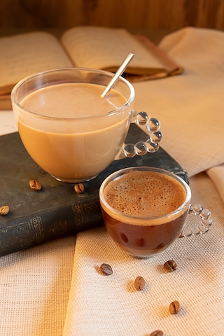 Perotti Girona Kahve Ve Çay Fincanı Takımı - Nescafe Çay Ve Kahve Fincan Seti Boncuklu 24 Parça