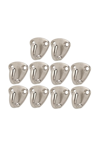 10'lu Tekli Mini Askı. Tekne Güverte Askısı. Sarı Crome Kaplı