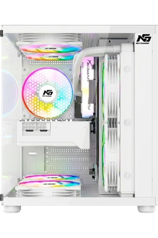 Orion Cube 3x Tuştan Değişen Rgb Fanlı M-atx Boş Bilgisayar Kasası Beyaz