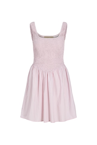Jack & Jones Kadin Stretch Fit Mini Elbise - Caro - 12301544 Pink Lady